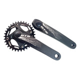 Pé De Vela Gts Single Mtb Ponta Quadrada Coroa 34 D Bcd 104