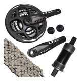 Pe De Vela Ltx Tipo Shimano Eixo Rolamento Gts Corrente 7/8v