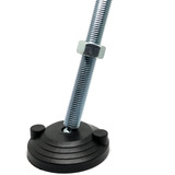 Pé Nivelador Articulado Antivibração Base 100 M16x180 Aço (04 Peças)