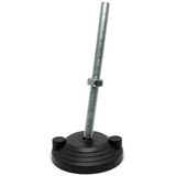Pé Nivelador Articulado Antivibração Base 80 M12x80 Aço (08 Peças)