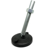Pé Nivelador Articulado Base 100 M12x100 Aço (04 Un)