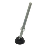 Pé Nivelador Articulado Base 30 M10x100 Inox (08 Peças)