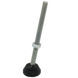 Pé Nivelador Articulado Base 30 M8x100 Aço (04 Peças)