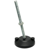 Pé Nivelador Articulado Base 80 M12x80 Aço (08 Peças)