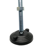 Pé Nivelador Articulado Base 80 M16x120 Inox (04 Peças)