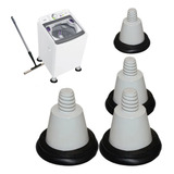 Pé Nivelador Brastemp Consul Kit 04 Pçs 5 6 7 8 9 10 11 12kg