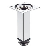 Pé Regulável Móveis Sofá Armário Gabinete 10cm Inox Kit C/ 9