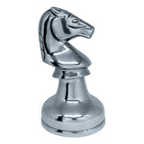 Peça Decorativa De Xadrez Cavalo Em Alumínio