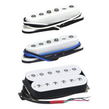Peças De Captador Branco Retrô Alnico5 Sss/hh Para Guitarra