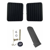 Pedais Vw Fusca Pós 75 Acelerador Capas Borracha Reparo Kit