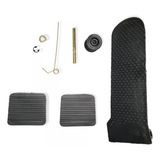 Pedais Vw Fusca Pós 75 Acelerador Capas Borracha Reparo Kit