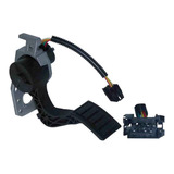 Pedal Acel.c/chicote Preto Retang.5 Pino Chato Volvo Fh D12c