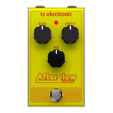Pedal Analógico Tc Eletronic P/ Guitarra Afterglow Chorus Cor Amarelo