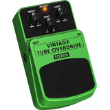 Pedal Behringer P/ Guitarra To800 Vintage Tube Overdrive - Com Nota Fiscal E Garantia De 2 Anos Proshows ! 
