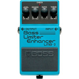 Pedal Boss Bass Limiter Enhancer P/ Contrabaixo - Lmb-3 Azul