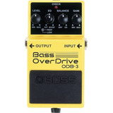 Pedal Boss Odb-3 Bass Overdrive Garantia
