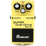 Pedal Boss Super Overdrive Waza Craft Sd-1w Cor Amarelo