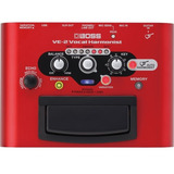 Pedal Boss Ve-2 Vocal Harmonist Processador Voz Pedal Red