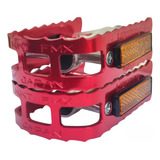Pedal Caloi Cross Extra Light Modelo Kkt Vermelho Alumínio