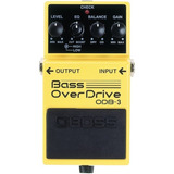 Pedal De Efeito Boss Odb-3 Bass Overdrive Contra Baixo Odb3