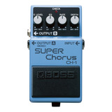 Pedal De Efeito Boss Super Chorus Ch-1 Azul Original + Nf