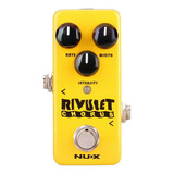 Pedal De Efeito De Guitarra Nux Nch-2 Rivulet Chorus Mini Core Yellow