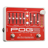 Pedal De Efeito Electro-harmonix Polyphonic Octave Generator Pog2 Vermelho