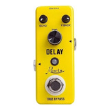 Pedal De Efeito Rowin 300 Delay Lef-314 Amarelo