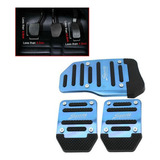 Pedal De Freio Acelerador De Carro Manual Universal Azul