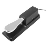 Pedal De Piano Teclado Universal Com Chave Inversora Cromado
