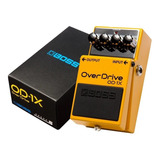Pedal Digital Boss Overdrive P/ Guitarra Amarelo Od-1x