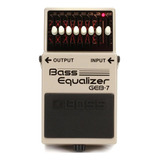 Pedal Efeito Contra Baixo Geb7 Bass Equalizer Boss Roland