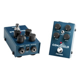 Pedal Guitarra Fuhrmann Compressor Cm10 Azul Novo Nfe