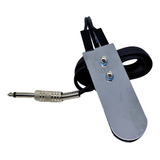 Pedal Inox Chapinha P10 Bananinha Para Tatuagem