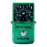 Pedal Nux Drive Core Deluxe-overdrive Cor Verde-escuro