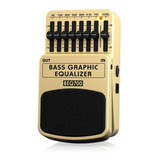 Pedal P/ Contra Baixo Behringer Beq700 Bass Graphic Equalize