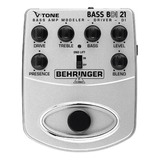 Pedal Para Contrabaixo Behringer Bdi21 V-tone