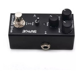 Pedal Saphue Ultimate Drive Distorção Brilho Valvulado Cor Preto