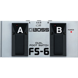 Pedal Seletor Footswitch Boss Fs-6 Fs6 Dual Duplo