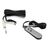 Pedal Slim Tattoo Tatuagem E Cabo Clipcord Fio Silicone P10