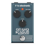 Pedal Tc Electronic Grand Magus Distortion Para Guitarra 9v Cor Azul