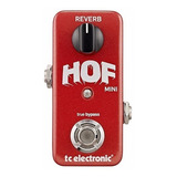 Pedal Tc Electronic Hof Reverb Mini Hall Of Fame, Cor Vermelha