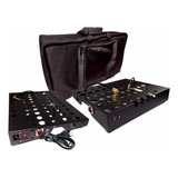 Pedalboard 40x30cm+eletrica Completa+ Kit Jack+bag Semi Case