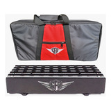 Pedalboard Style 40x25 Com Bag, Elétrica, Jacks In Out Jack 