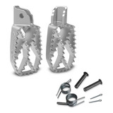 Pedaleira Aço Larga Crf230 Crf250f Xr200 Xre + Molas E Pinos