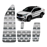Pedaleira E Descanso Em Inox Fiat Fastback Todos Os Modelos