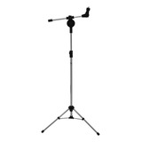 Pedestal Para Prato De Bateria Ou Carrilhão Cromado Visão