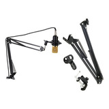 Pedestal Suporte Mesa Para Microfone Estúdio Rádio Nb35