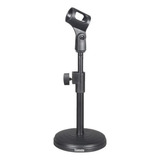 Pedestal Suporte Microfone De Mesa Studio Rádio Tripé Mtg025