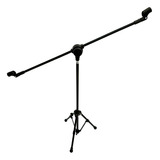 Pedestal Suporte Para 2 Microfones C/